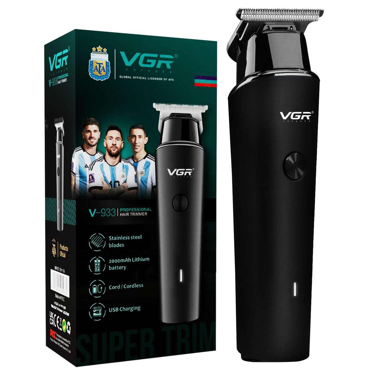 V-933 Rasuradora Profesional VGR de barba