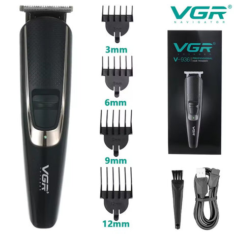 V-936 Rasuradora VGR color negro USB