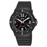 V02A Reloj QQ Análogo para Hombre Pulsera de Caucho