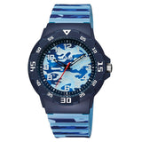 V02A Reloj QQ Análogo para Hombre Pulsera de Caucho