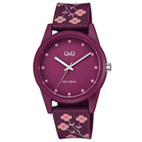 V08A Reloj QQ para señorita pulsera de resina