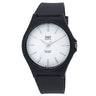 VQ66J Reloj QQ para hombre pulsera de Caucho