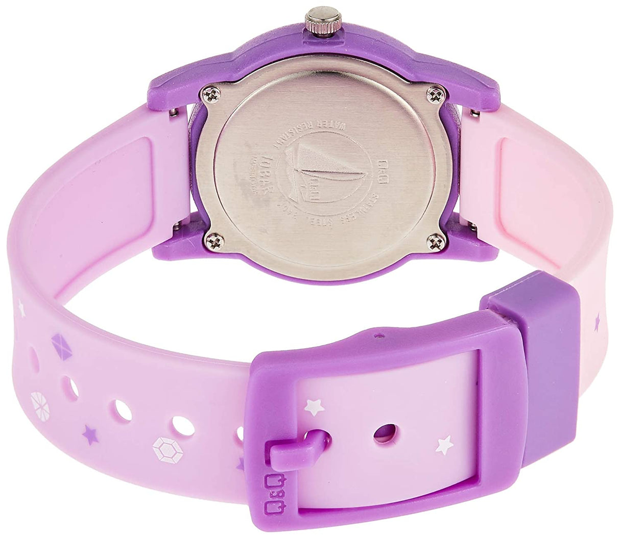 VR99J QQ Reloj Análogo de Resina Color Rosado para Niños