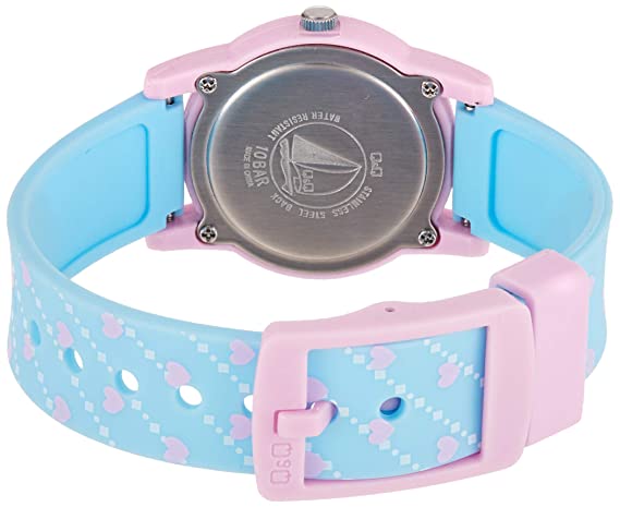 VR99J QQ Reloj Análogo de Resina Color Rosado para Niños