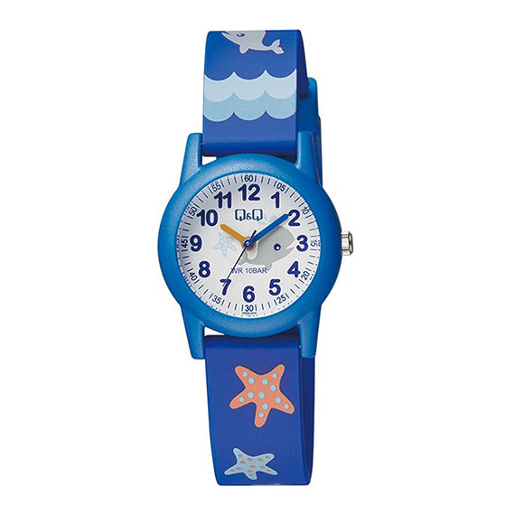 VR99J QQ Reloj Análogo de Resina Color Rosado para Niños