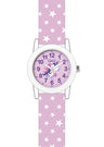 VR99J QQ Reloj Análogo de Resina Color Rosado para Niños