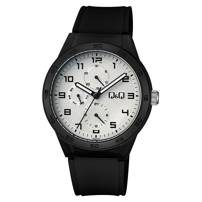 VS54J Reloj QQ Análogo para Hombre Pulsera de Goma