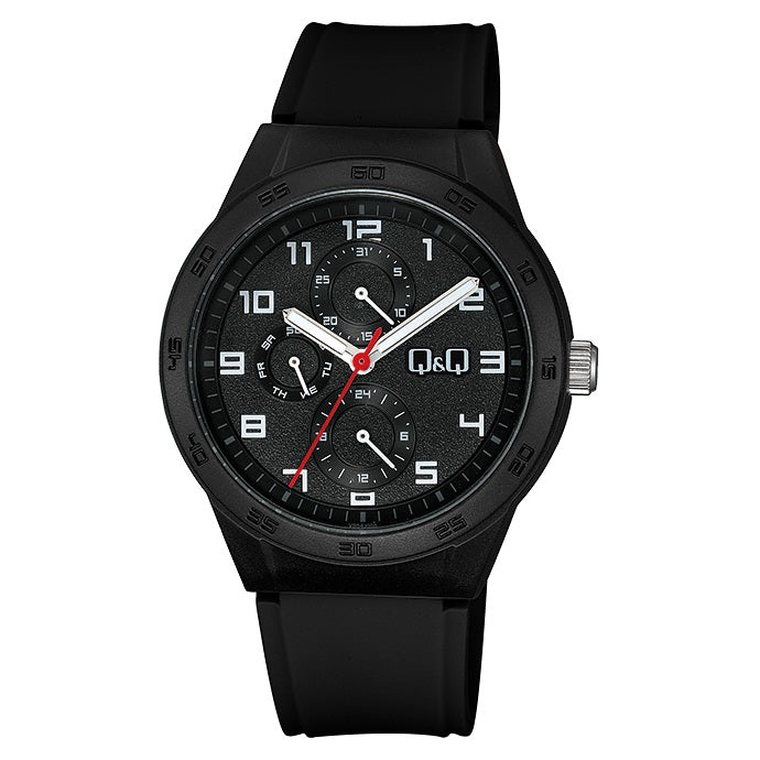 VS54J Reloj QQ Análogo para Hombre Pulsera de Goma