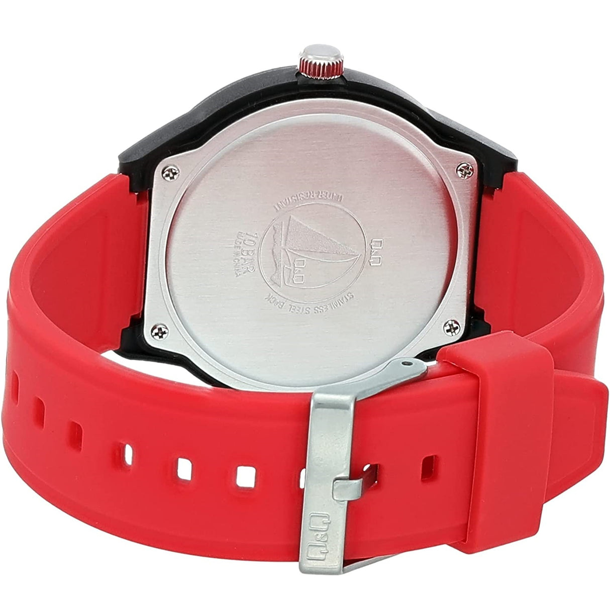 VS54J Reloj QQ Análogo para Hombre Pulsera de Goma