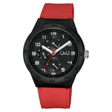 VS54J Reloj QQ Análogo para Hombre Pulsera de Goma