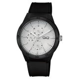 VS54J Reloj QQ Análogo para Hombre Pulsera de Goma