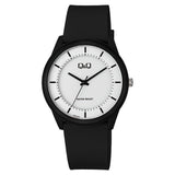 VS60J Reloj QQ Análogo para Hombre Pulsera de Caucho