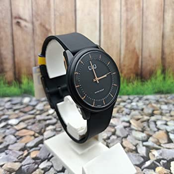 VS60J Reloj QQ Análogo para Hombre Pulsera de Caucho