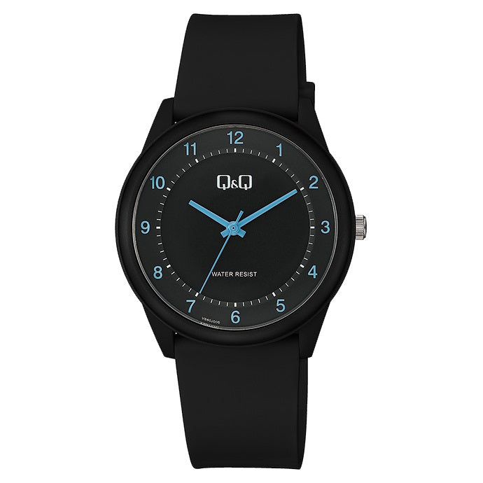 VS60J Reloj QQ Análogo para Hombre Pulsera de Caucho