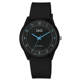 VS60J Reloj QQ Análogo para Hombre Pulsera de Caucho