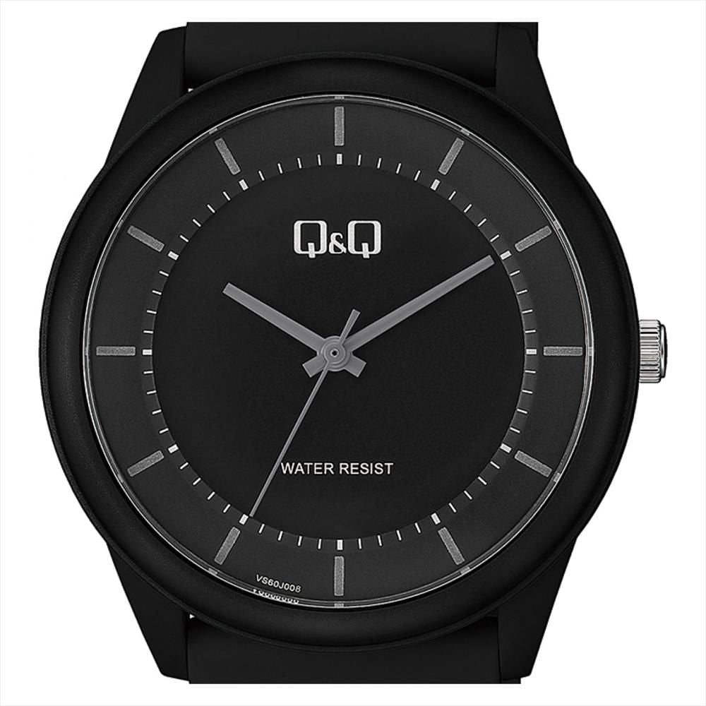 VS60J Reloj QQ Análogo para Hombre Pulsera de Caucho