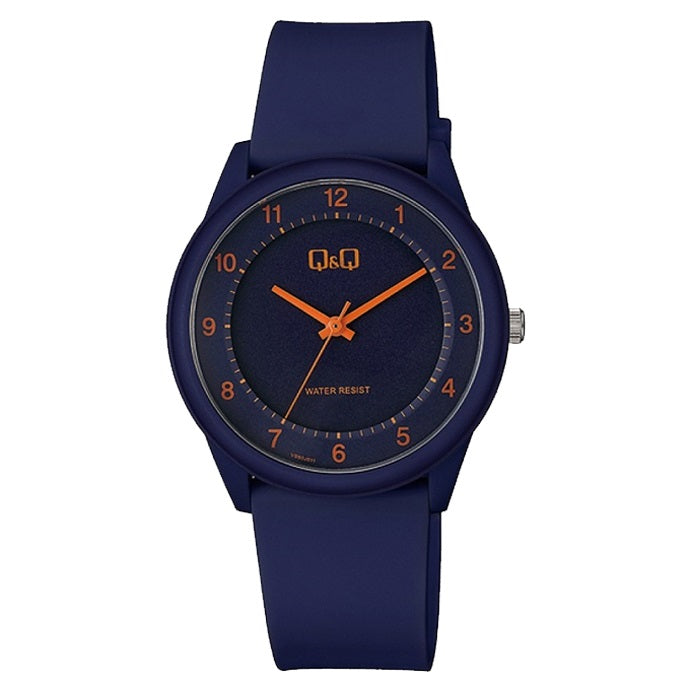 VS60J Reloj QQ Análogo para Hombre Pulsera de Caucho