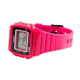 W-215 Reloj Casio para Mujer Pulsera de Caucho Digital Illuminator con Cronógrafo