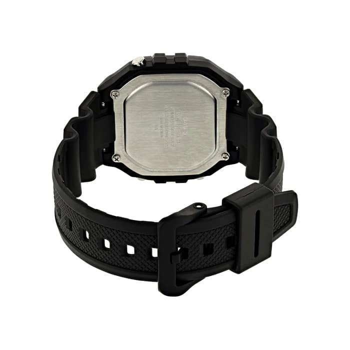 W-218 Casio Reloj Digital Pulsera de Caucho para Hombre y Mujer Illuminator con Cronógrafo