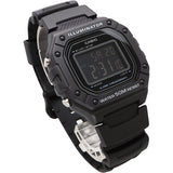 W-218 Casio Reloj Digital Pulsera de Caucho para Hombre y Mujer Illuminator con Cronógrafo