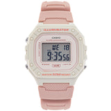 W-218 Casio Reloj Digital Pulsera de Caucho para Hombre y Mujer Illuminator con Cronógrafo