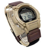 W-219 Casio Illuminator Alarma Cronógrafo Reloj para Hombre Pulsera de Tela Digital