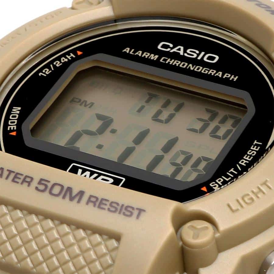 W-219 Casio Illuminator Alarma Cronógrafo Reloj para Hombre Pulsera de Tela Digital