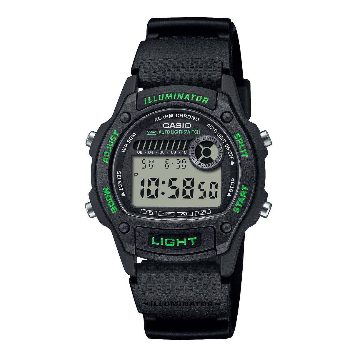 W-220H Reloj Casio de hombre pulsera de silicona digital
