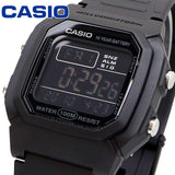 W-800 Reloj Casio para Hombre Banda de Caucho Digital 10 Años de Batería