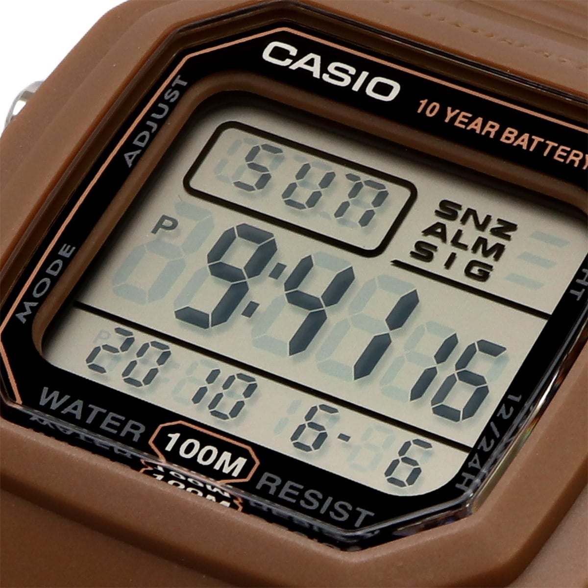 W-800 Reloj Casio para Hombre Banda de Caucho Digital 10 Años de Batería