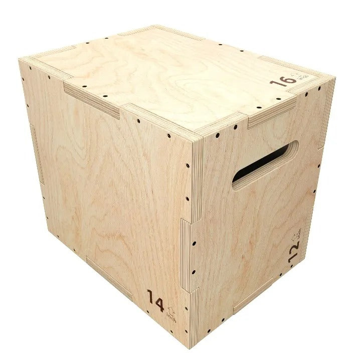 Caja de madera resistente para entrenamiento