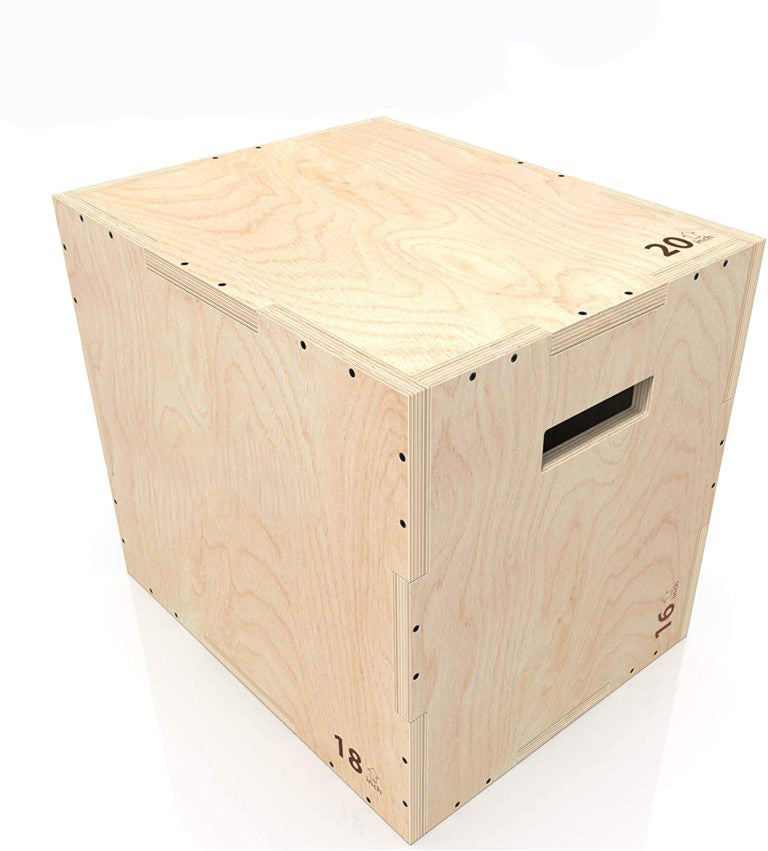 Caja de madera resistente para entrenamiento