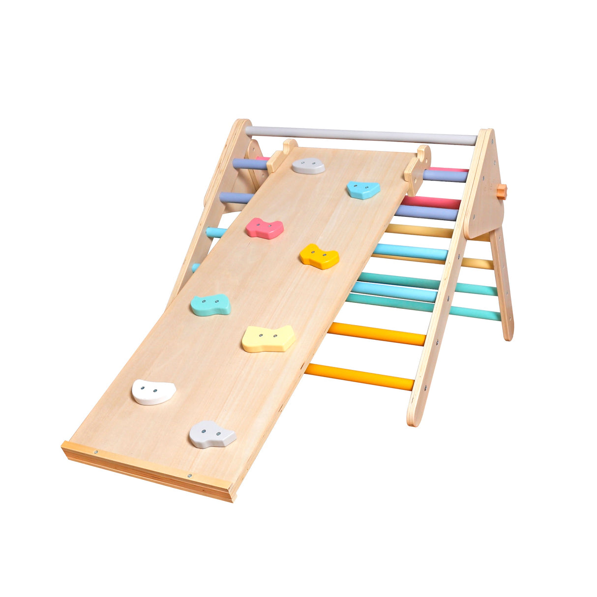 Marcos de Escalada de Madera Montessori Plegables para Interiores W01F021