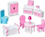 Casa de muñecas clásica juguete modelo W01F139