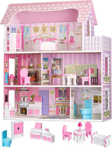 Casa de muñecas clásica juguete modelo W01F139
