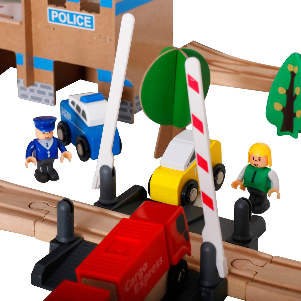 Set de tren de madera juguete modelo W04C048