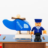 Set de tren de madera juguete modelo W04C048