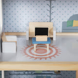 Casa de muñecas moderna juguete modelo W06A413H