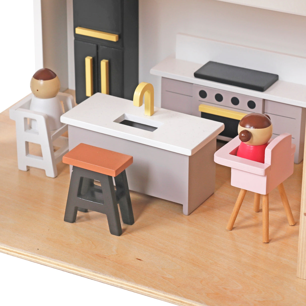 Casa de muñecas moderna juguete modelo W06A539