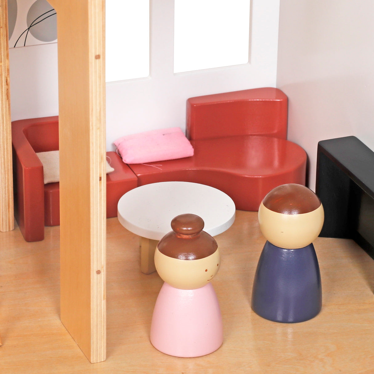 Casa de muñecas moderna juguete modelo W06A539