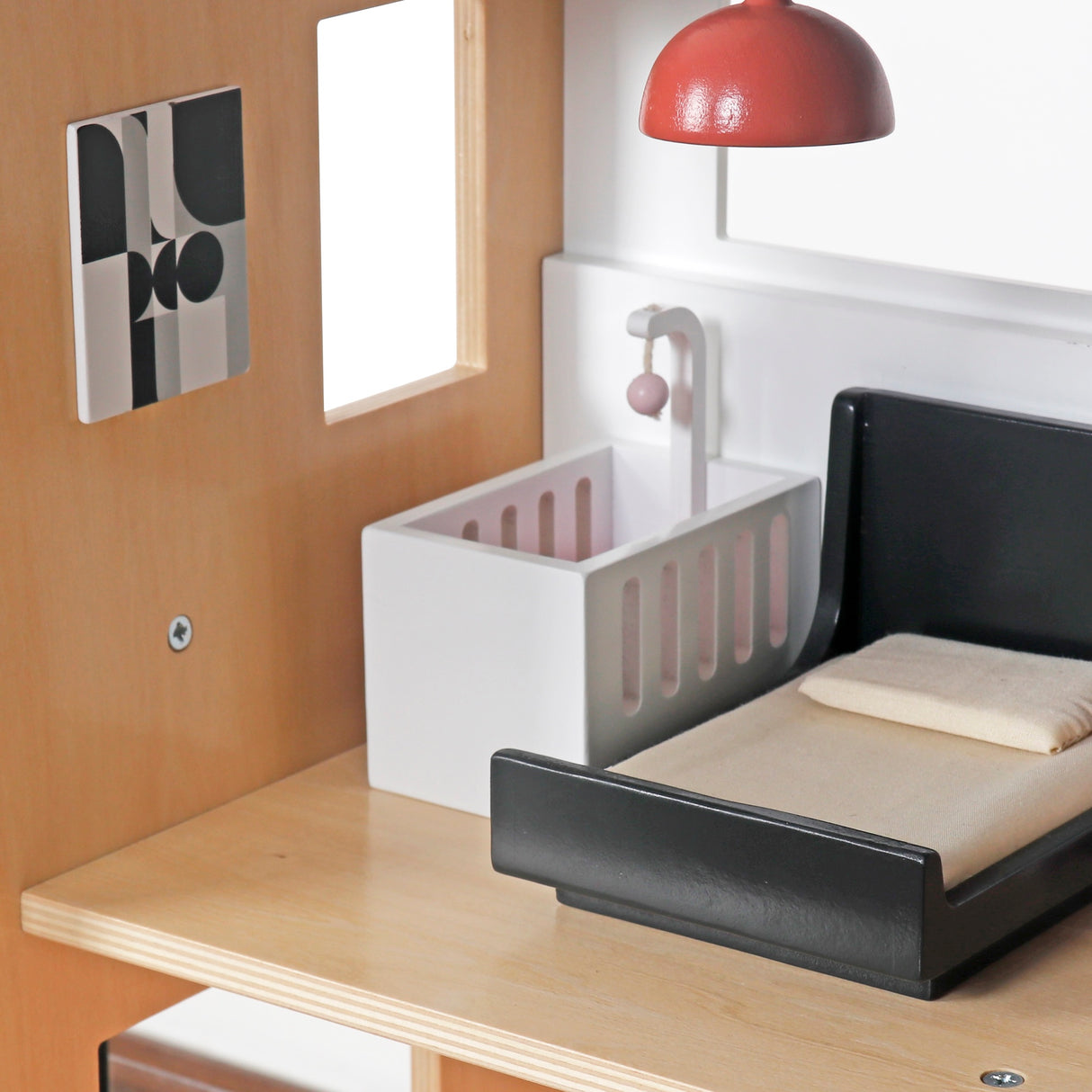 Casa de muñecas moderna juguete modelo W06A539