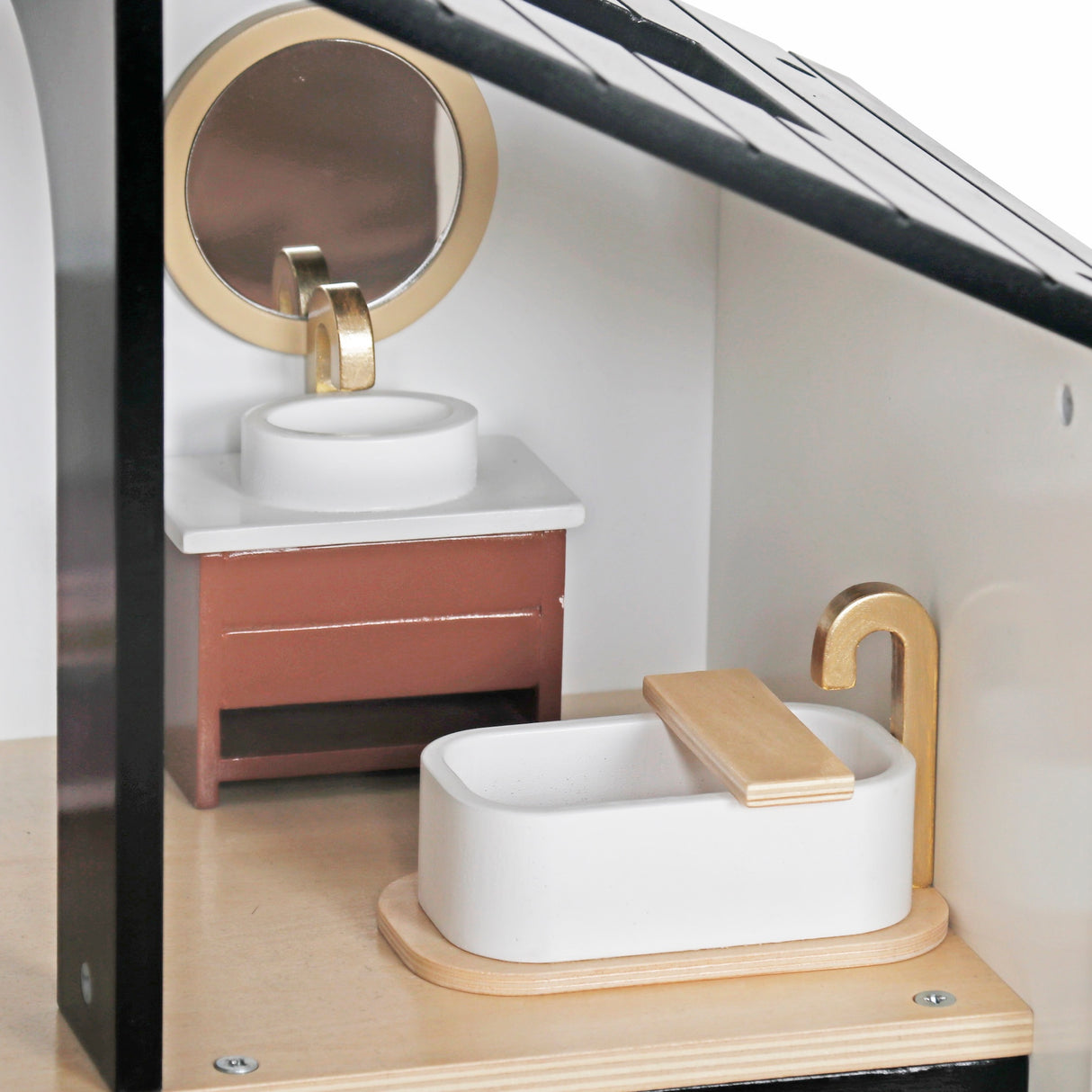 Casa de muñecas moderna juguete modelo W06A539