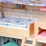 Casa de Muñecas de Mascotas Portátil de 19 Piezas W06A650