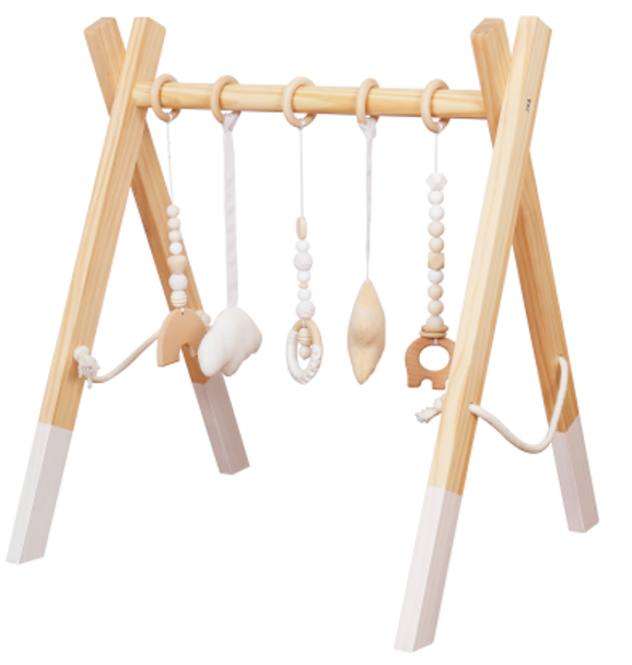 Gimnasio de Actividades de Madera Juguete Montessori para Bebé W08K394