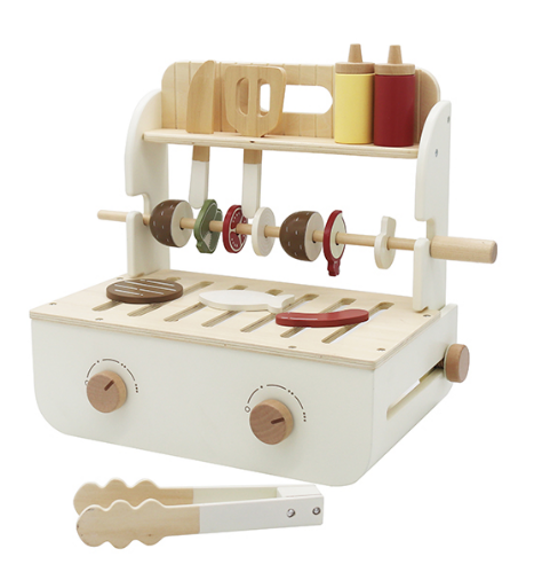 Parrilla de Asados de Madera Juguete Montessori (BBQ) W10D847
