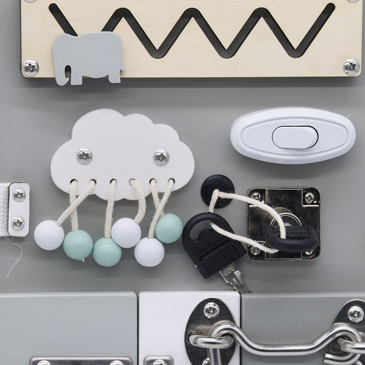 Juguete Educativo De Madera con Forma de Elefante para el Aprendizaje Sensorial Montessori para Niños W12D558