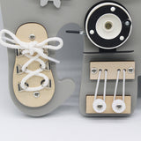 Juguete Educativo De Madera con Forma de Elefante para el Aprendizaje Sensorial Montessori para Niños W12D558