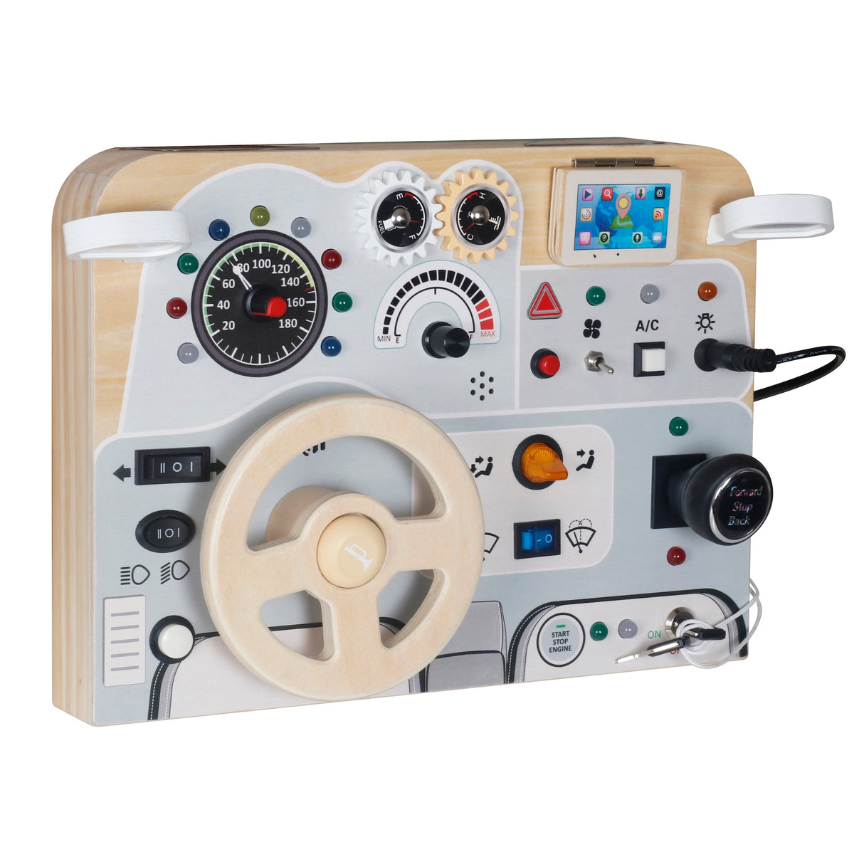 Juego De Simulación de Conducción con Volante, Botones de Cambio de Marchas W12D769