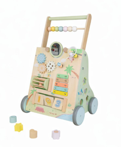Andador de Actividades de Madera Juguete Montessori W16E365