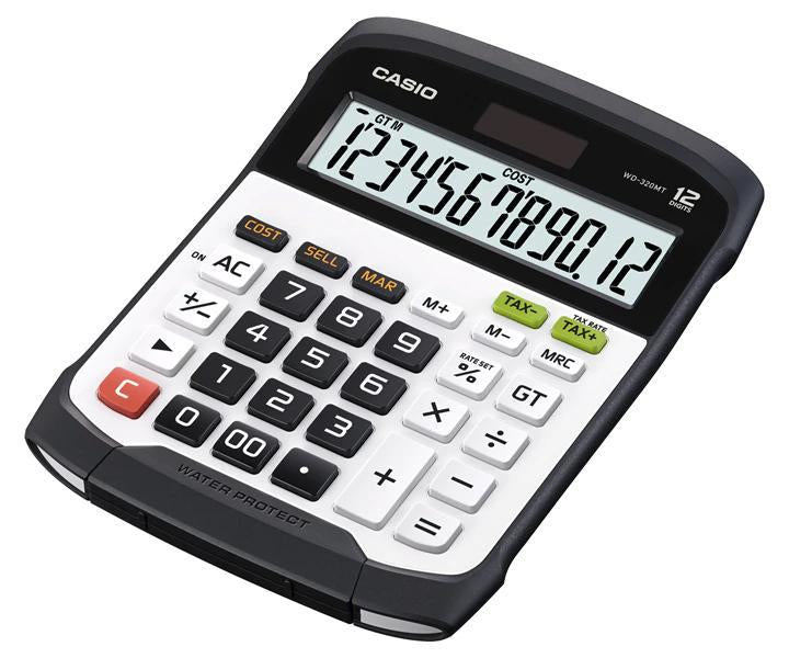 WD-320 Calculadora Casio de mesa a prueba de agua y polvo